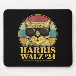 Mousepad Gato eleitoral de Waltz 2024 Lady Kamala Harris Ti