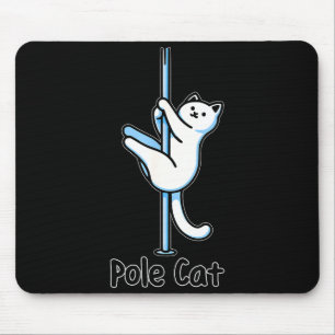 Mousepad Gato Engraçado Dançando Ou É Uma Piada de Palavras