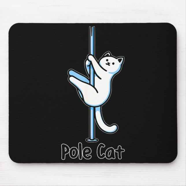 Mousepad Gato Engraçado Dançando Ou É Uma Piada de Palavras (Frente)