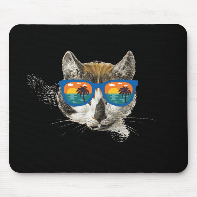 Mousepad Gato Engraçado de Summer Cat (Frente)