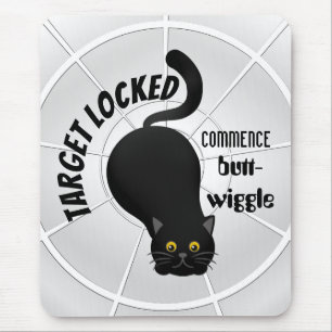 Mousepad Gato Engraçado Pronto para Punhar