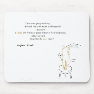 Mousepad Gato Filching de Virgínia Woolf