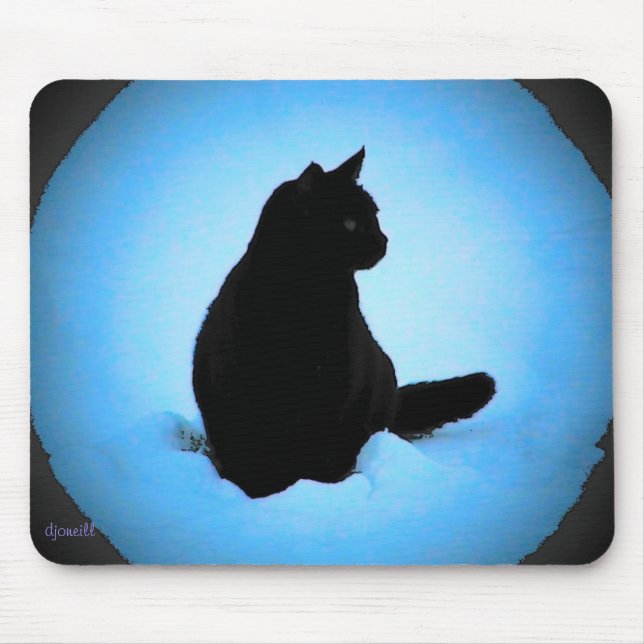Mousepad Gato Frio por Djoneill (Frente)