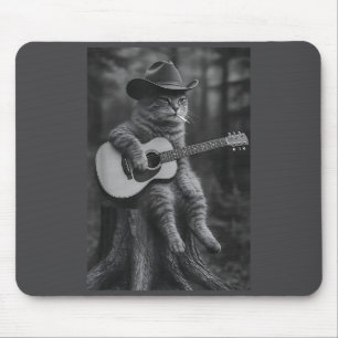 Mousepad Gato Fumando Cigarro Guaxinim Gambá Meme Engraçado