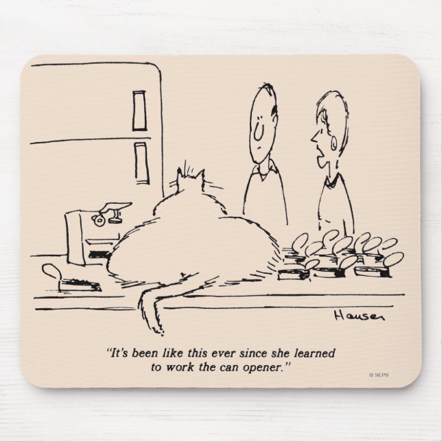 Mousepad Gato gordo (Frente)