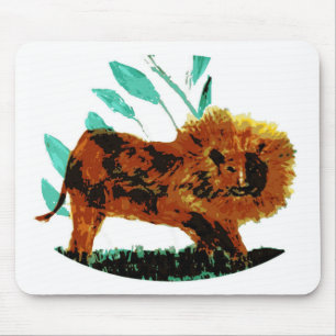Mousepad Gato Grande de Leão Selvagem