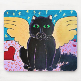 Mousepad Gato macio do anjo