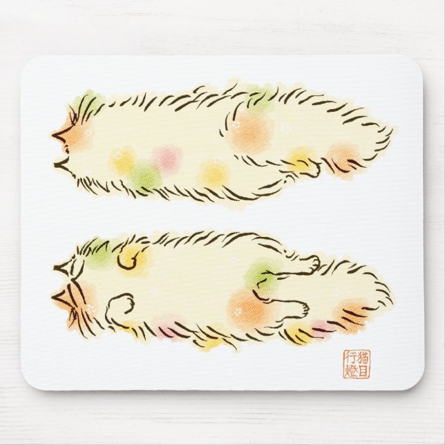 Mousepad Gato macio do falhanço (chita) (Frente)