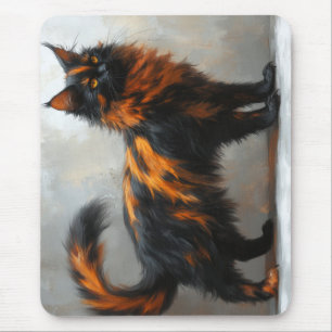 Mousepad Gato malhado fofinho da raça maine coon