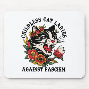 Mousepad Gato Mulheres Contra Fascismo Feminista