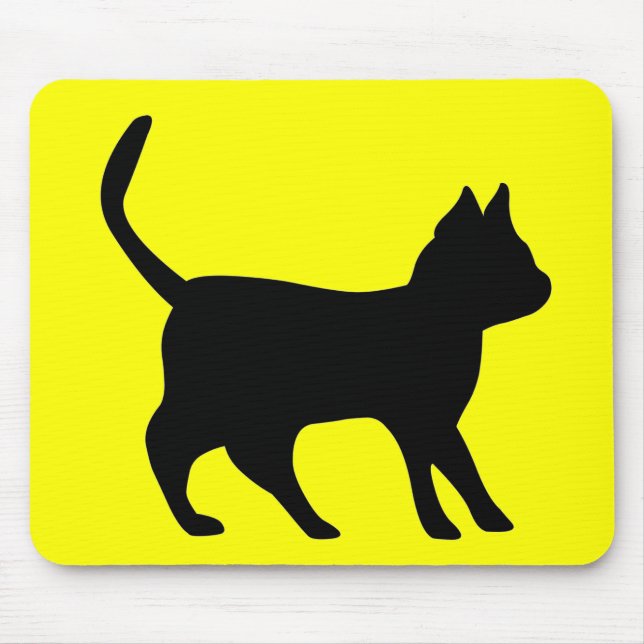 Mousepad Gato Negro (Frente)