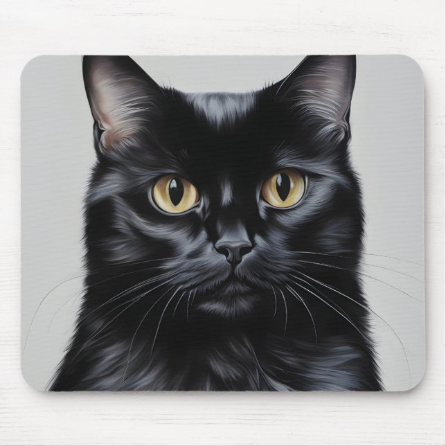Mousepad Gato Negro (Frente)