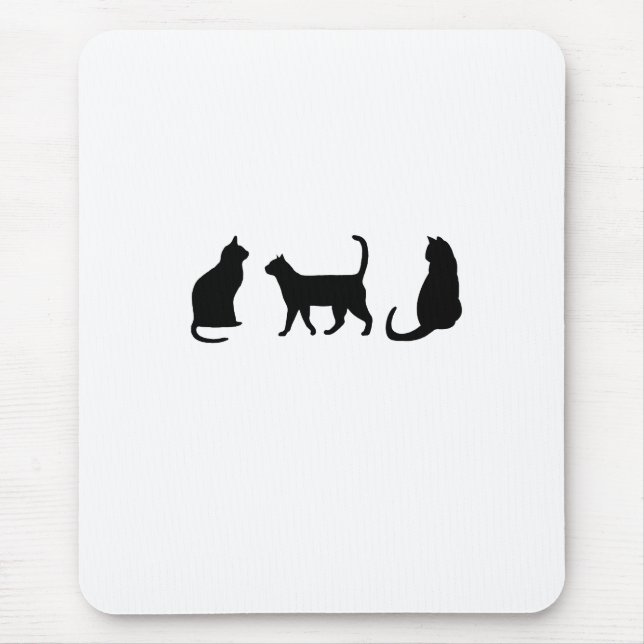 Mousepad Gato Negro (Frente)