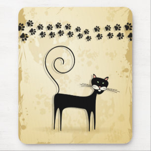 Mousepad Gato negro