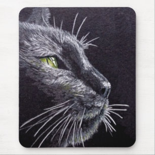 Mousepad Gato Negro