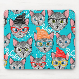 Mousepad Gato no chapéu