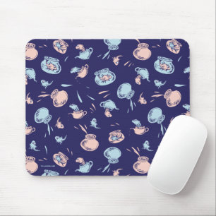 Mousepad Gato No Chapéu   O padrão de peixe