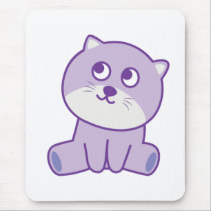 Mousepad gato olhando para o céu