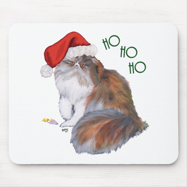 Mousepad Gato Persa Tricolor Natal (Frente)