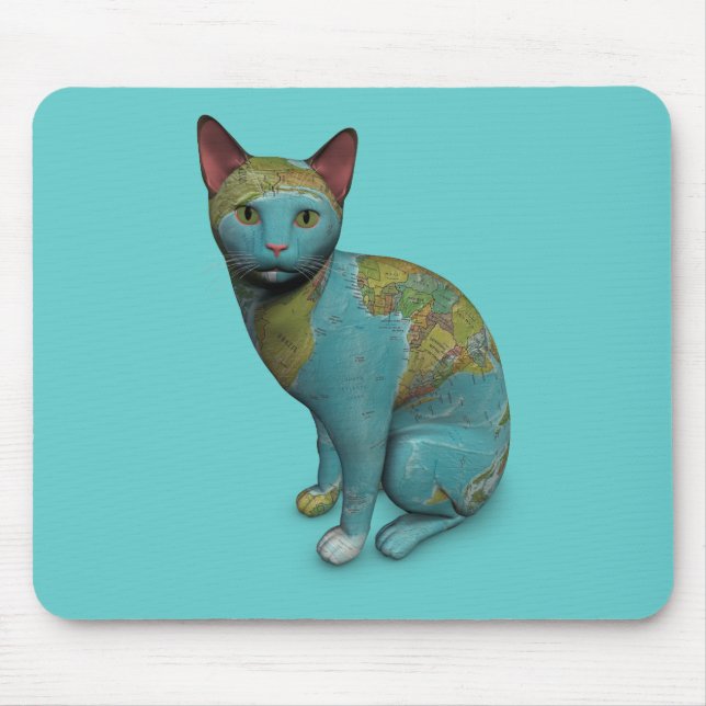 Mousepad Gato Planeta (Frente)