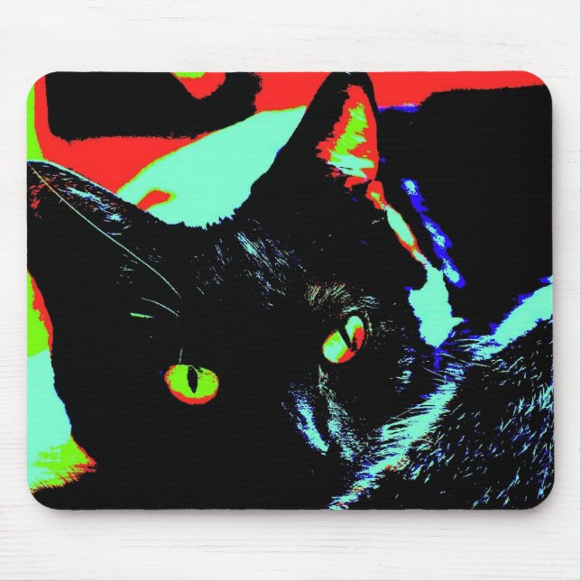 Mousepad Gato preto (Frente)