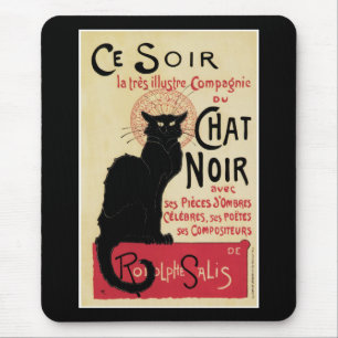 Mousepad Gato Preto~Black Cat