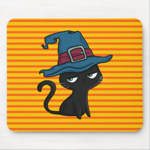 Mousepad Gato preto bonito
