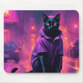 Mousepad Gato preto Jazzy em puras