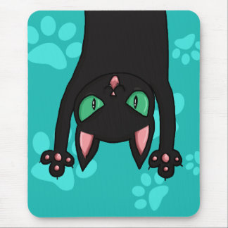 Mousepad Gato preto que salta