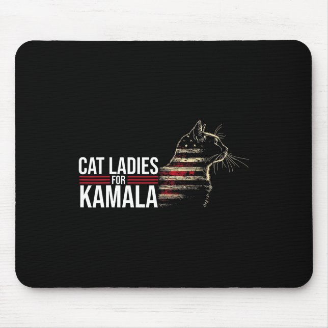 Mousepad Gato Senhoras Para Kamala (Frente)