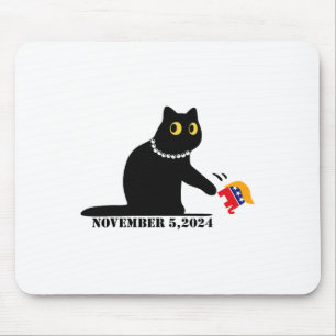 Mousepad Gato Senhoras Para Kamala Harris 2024