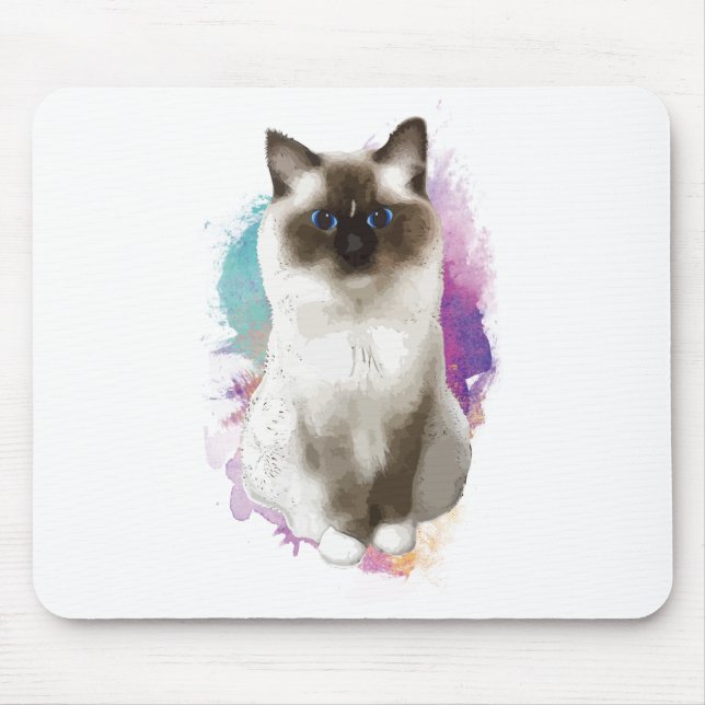 Mousepad Gato sentado (Frente)