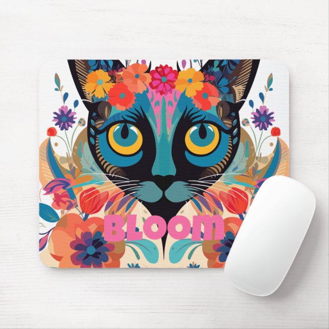Mousepad Gato Siamês: Um Presente Sangrento para os Amantes (Com mouse)