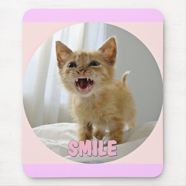 Mousepad Gato sorridente (Frente)