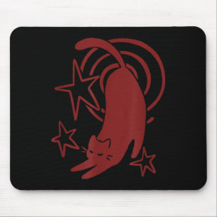 Mousepad Gato Tomcat Fofo Sonolento dos Anos 90 Y2K se Espr