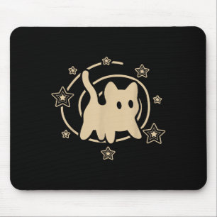 Mousepad Gato Tomcat Y2k dos anos 90 está sob o rabo estrel