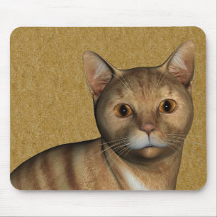 Mousepad Gato Vermelho