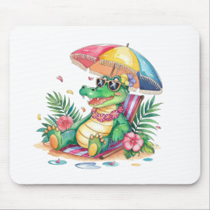 Mousepad Gator de relaxamento tropical de frio