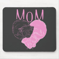 Gatos Cardíacos Rosa MOM