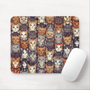 Mousepad Gatos Coloridos Digitalizados
