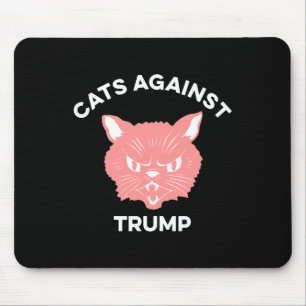 Mousepad Gatos Contra Protesto Político Trump