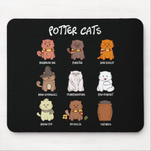 Mousepad Gatos De Potter Para O Lover De Gato