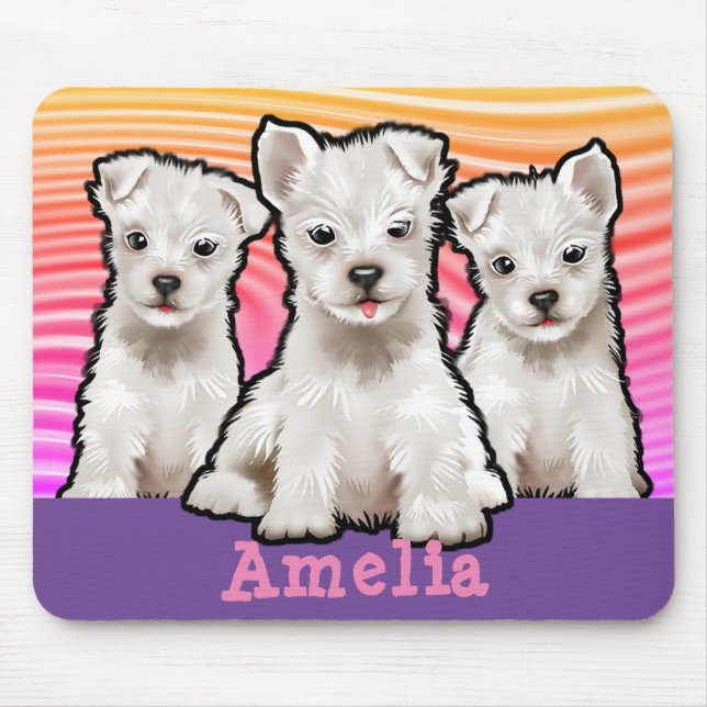 Mousepad Gatos-do-arco-íris (Frente)