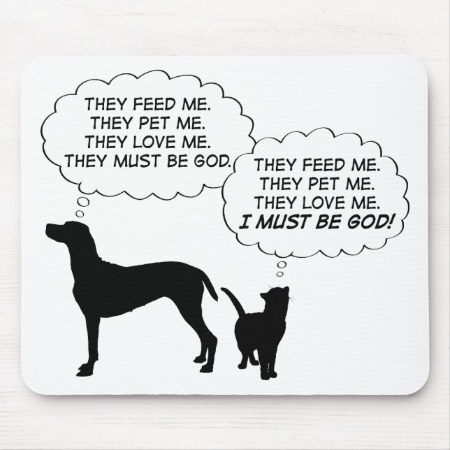 Mousepad Gatos e Cães (Frente)