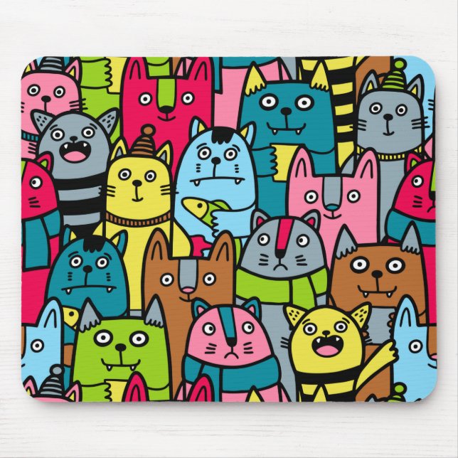 Mousepad Gatos e gatinhos (Frente)