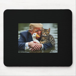 Mousepad Gatos e Patos Engraçados de Trump Memes Natal Hall