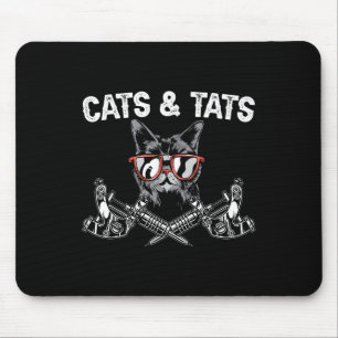 Mousepad Gatos E Tatuagens Que Tinham A Tatuagem Tatto-Love