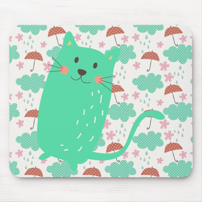 Mousepad Gatos em Choque (Frente)