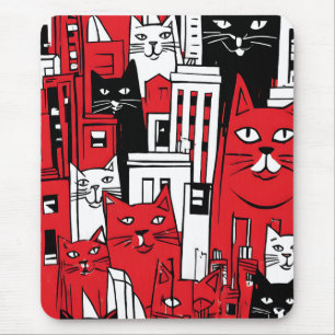Mousepad Gatos em Nova Iorque
