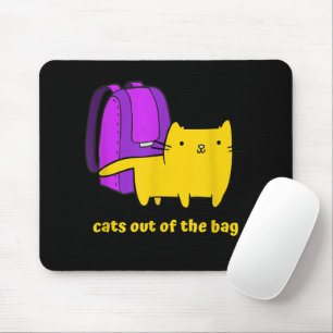 Mousepad Gatos Engraçados ao Luar